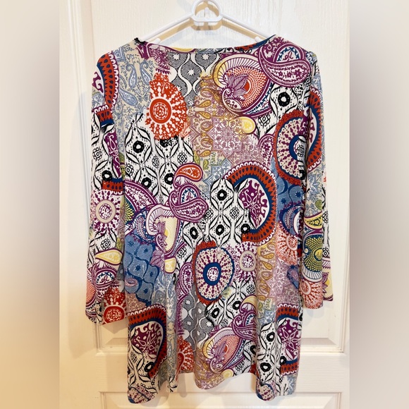 Chico's Multicolor Patterned Blouse - Picture 5 of 5